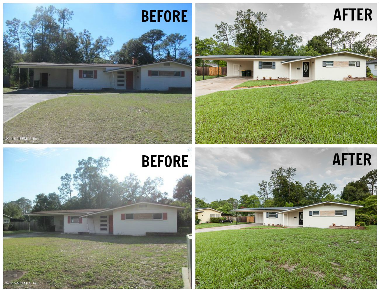 Exterior Before & After